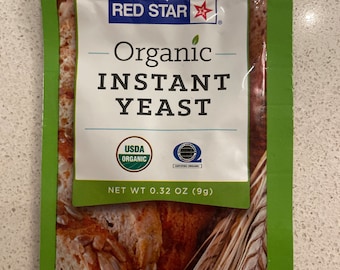 Red Star Organic Instant Yeast, 0.32oz, Exp. 8/24