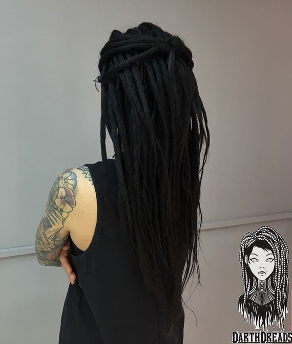 double ended synthetic dreads black double ended synthetic dreads black