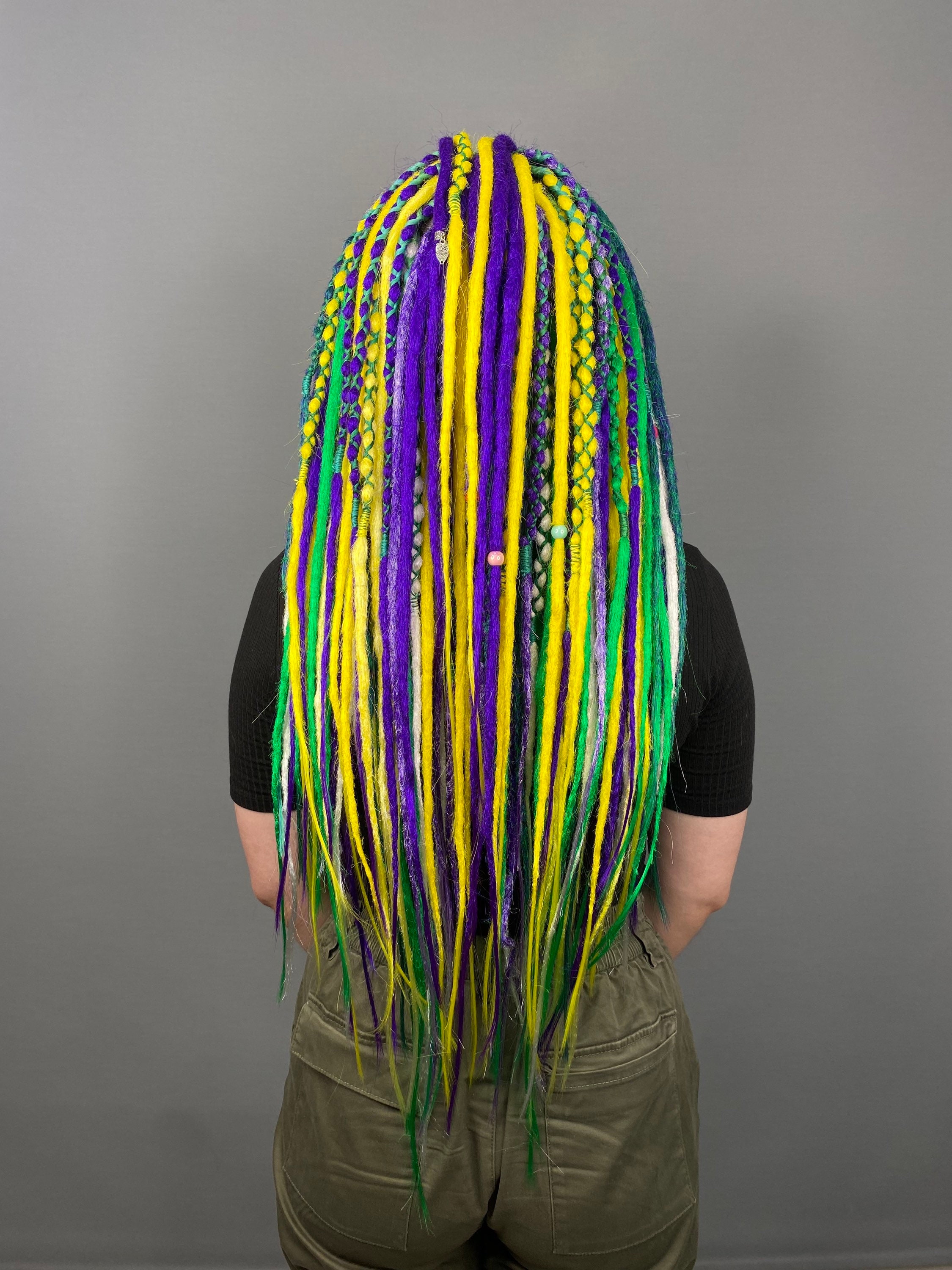 Synthetic Dreads Extension Dreadlock Hair Double Ended Fake Etsy UK