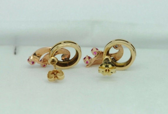 Art Nouveau (ca. 1935) 14K Yellow Gold and Rose G… - image 4