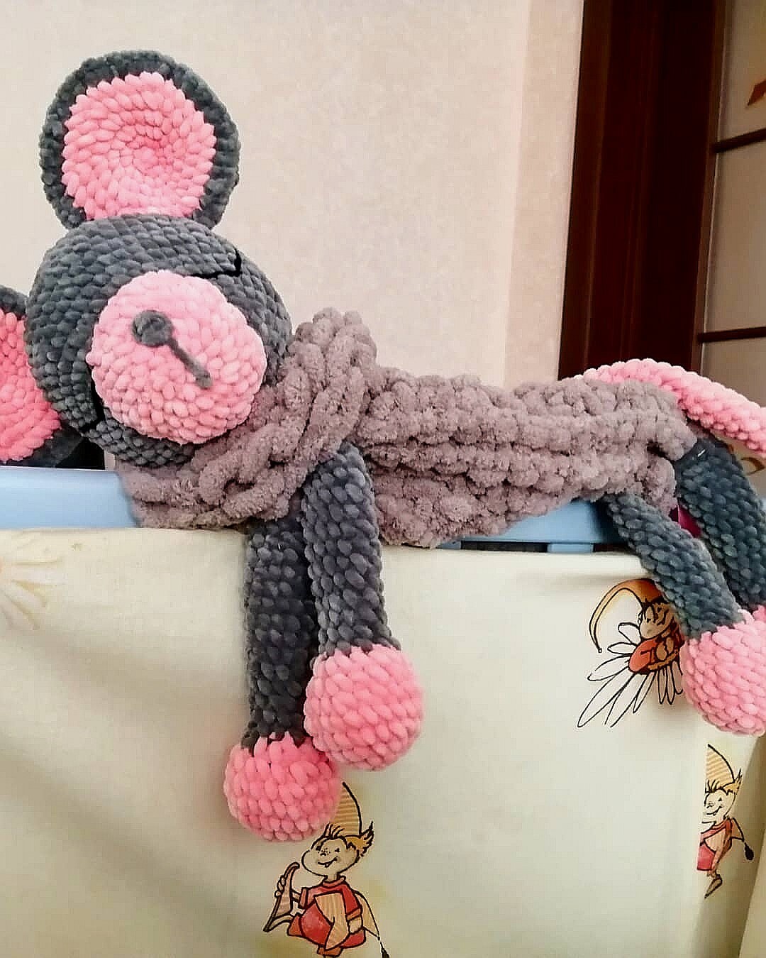 Knitted pajama cover pajama holder Etsy