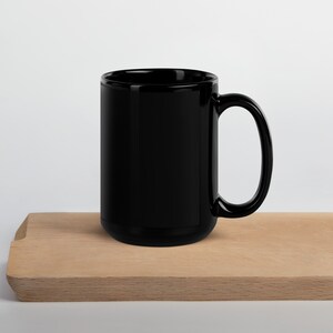 Out of the Silent Planet Black Glossy Mug 15 oz