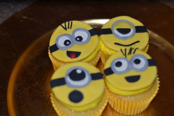 Minions Cupcake Toppers Etsy