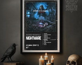 Avenged Sevenfold 'nightmare' Album Art Poster | Poster Junkie