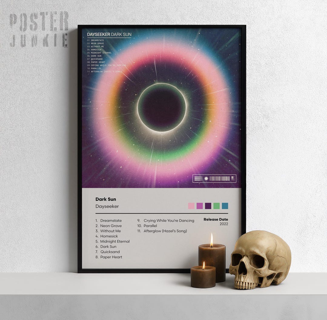 Dayseeker 'dark Sun' Album Art Print | Music Poster - Wall Decor