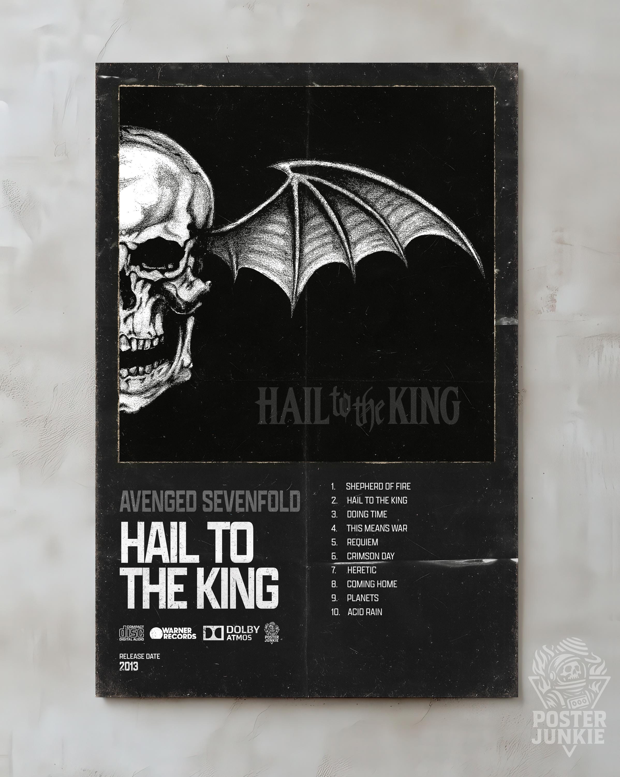 Avenged Sevenfold 'hail to the King' Album Art Poster | Poster