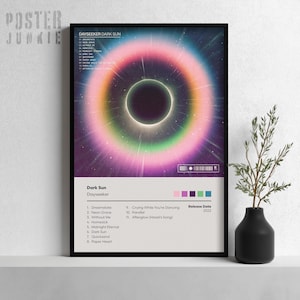 "Dayseeker ""Dark Sun"" Album Art Poster - Feine Kunst - Musik Poster Druck - Wanddekoration - KOSTENLOSER VERSAND."