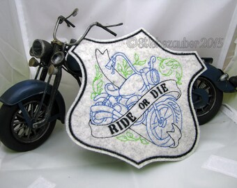 Biker Set "Ride or the" 10x10