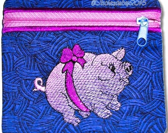 ITH lucky Bag "Pig" 13 x 18 cm