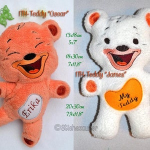 ITH teddy &quot;James and Oscar&quot; mega set 20x30
