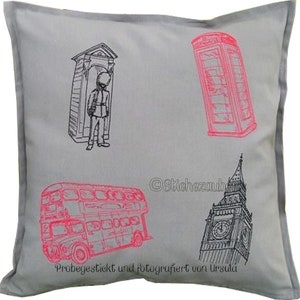 London Redwork-Set 13x18 Bild 1