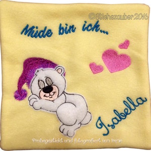 ith Teddy Pillow Tired I Am 20x20 image 2