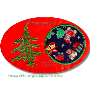 Christmas MugRugs &quot;Christmas&quot; Set 14 x 20 cm&quot;