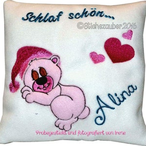 ith Teddy Pillow sleep nicely 20x20 image 2