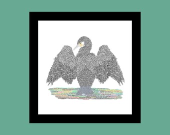 Environmental Art - Crude-Feathered Friends of the Deepwater Horizon - Award Winner signed original art print