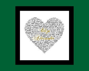 HAMILTON HEART signed original art print