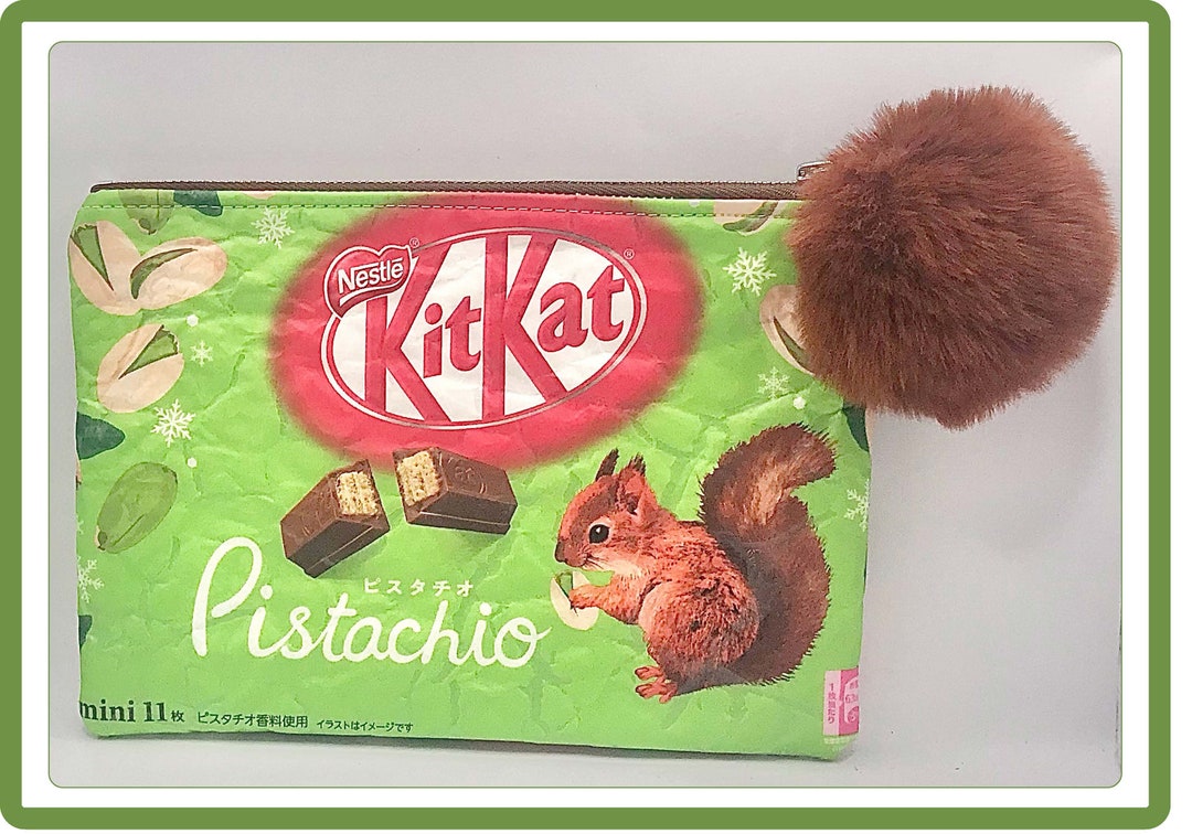 Japanese Kit Kat Pistachio Zipper Pouch Limited Edition Etsy