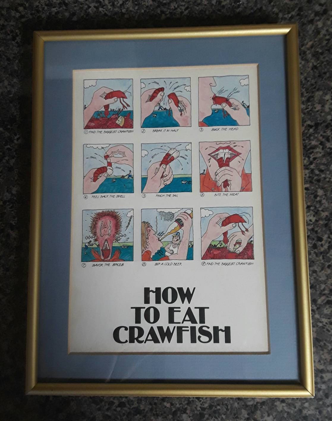 How To Eat Crawfish Poster