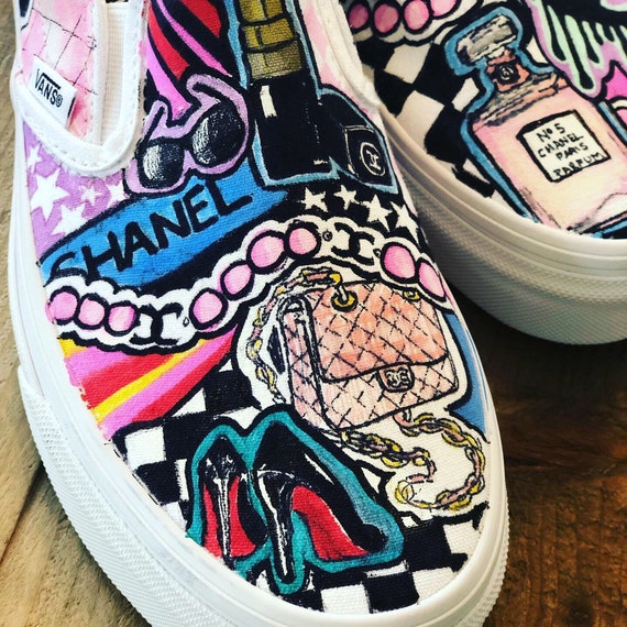 custom sneakers etsy
