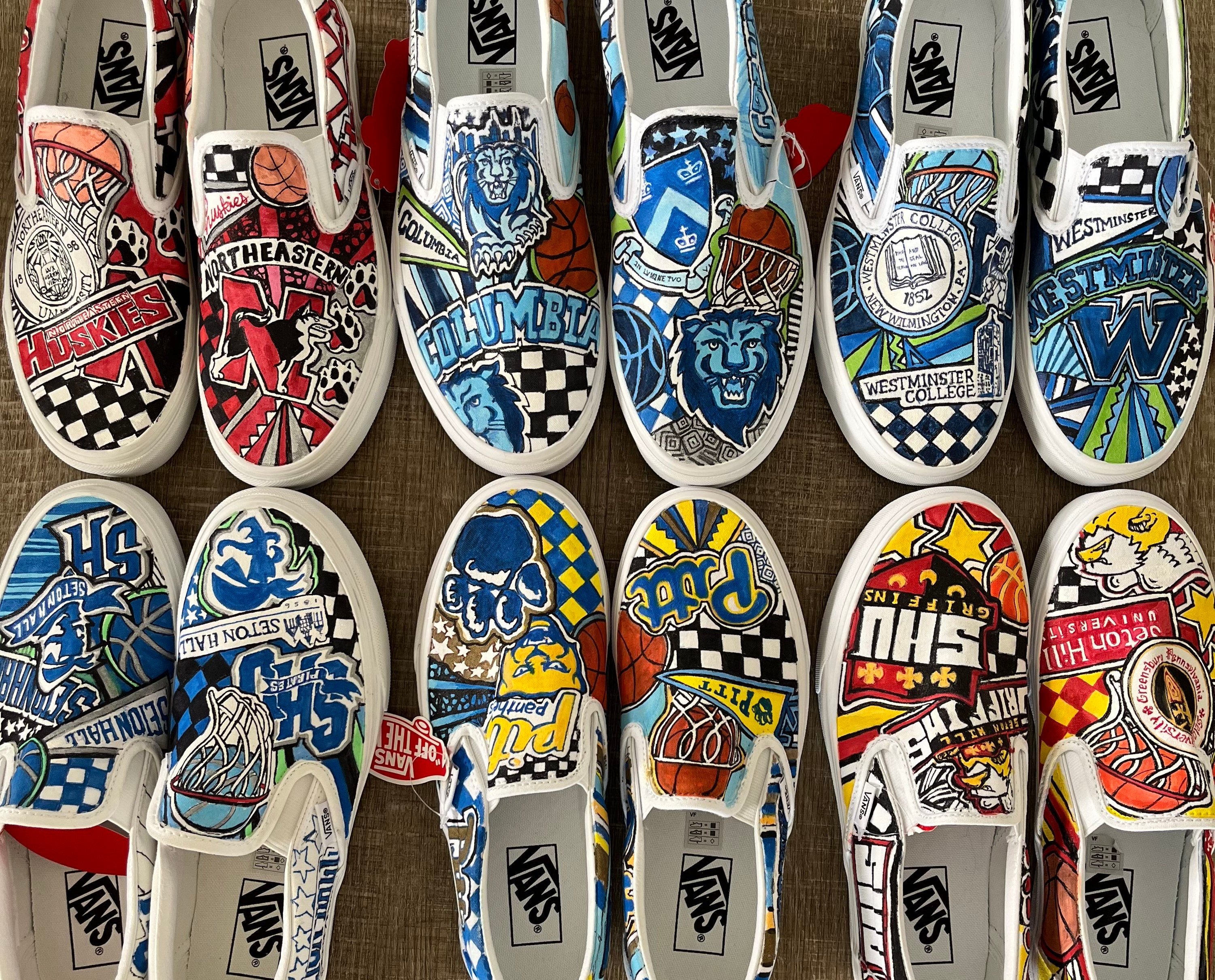 Custom Hand-Painted Canvas Shoes to Elevate Your School Spirit