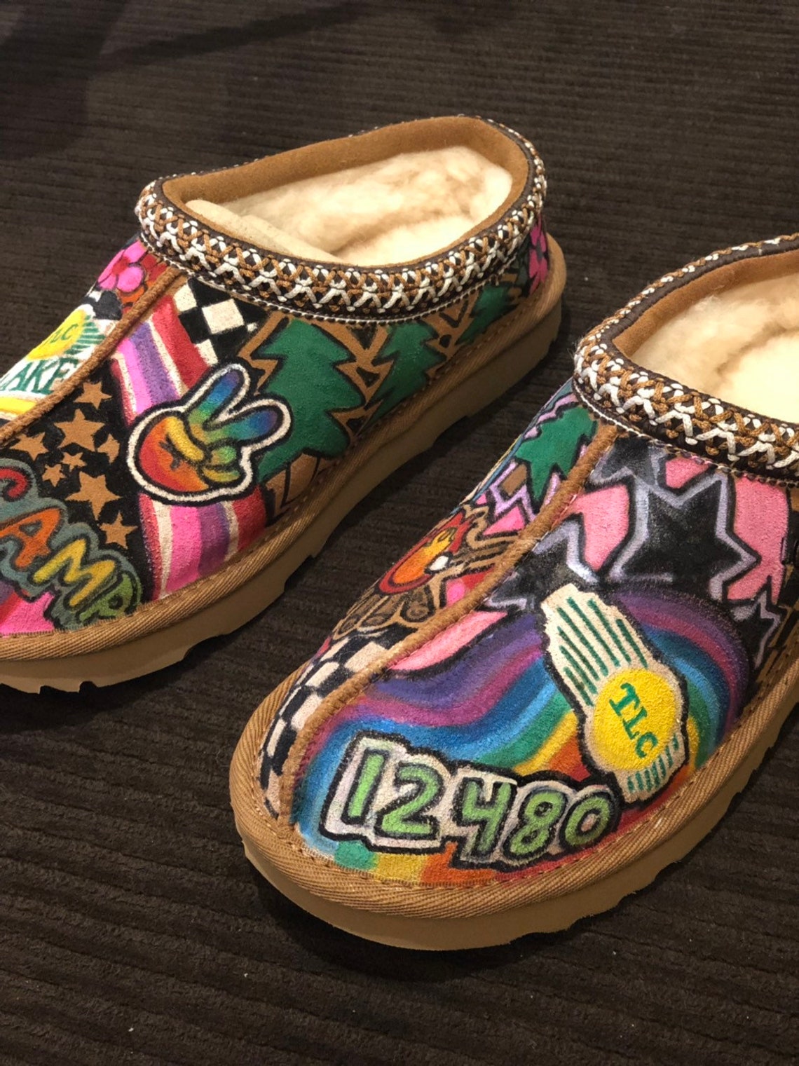 Custom Slip on Uggs for Camp - Etsy