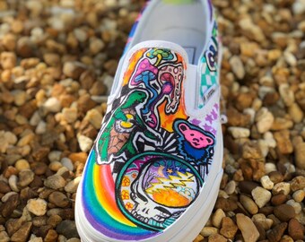 Music inspired custom vans