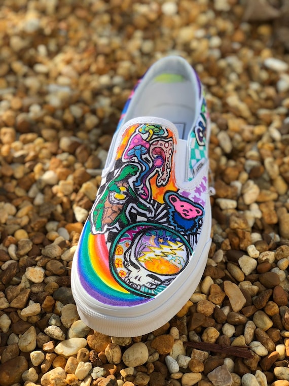 Music Inspired Custom Vans Etsy