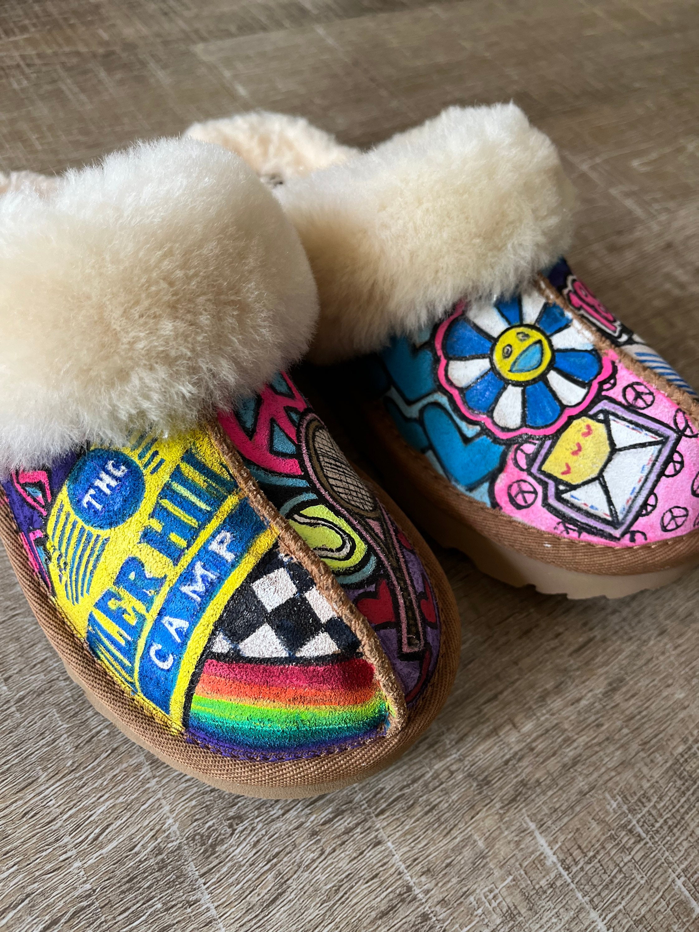 Custom Uggs Hand Painting on Your Boots Free Spirit 