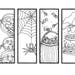 DIY Bookmarks Printable Coloring Page Adult Coloring Pages | Etsy
