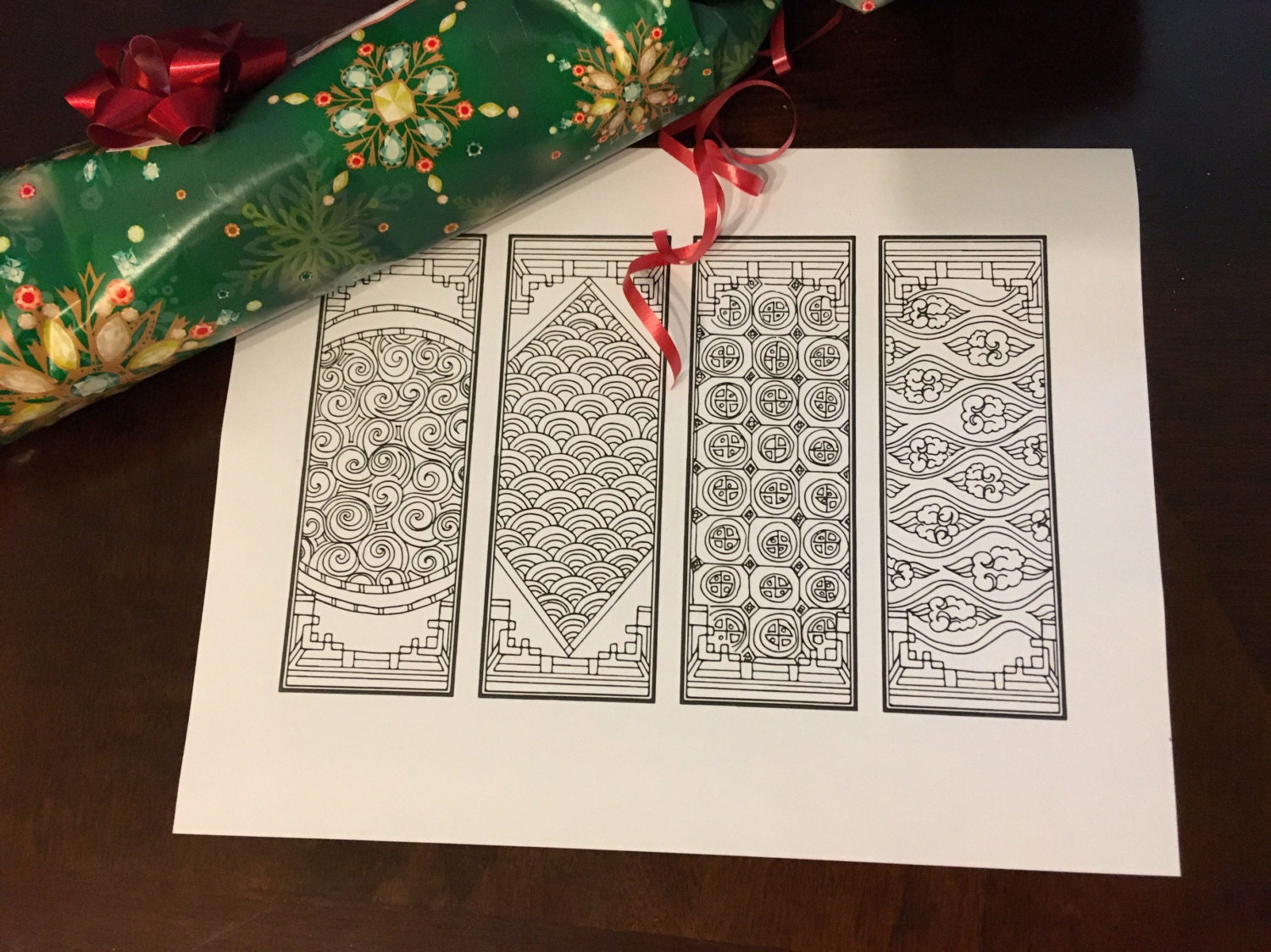 DIY Bookmarks- Set of 4- Printable Coloring Page- Instant Download ...