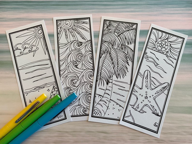 DIY Bookmarks Set of 4 Instant Download Gifts for - Etsy