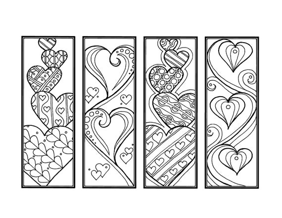Free Printable Coloring Bookmarks for Kids - Simple Mom Club