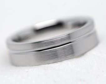 5mm Ring, Solid 925 Silver Wedding Band for Men & Women, 925 Sterling Silver Ring, Men's Wedding Band, Wedding band for her, Men Ring, 0007