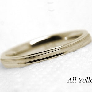 2mm 10K Gold Wedding Bands Women • Solid Gold Rings for Women • Stacking Ring • Wedding Jewelry