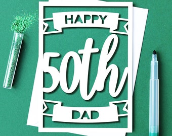 dad 50th etsy