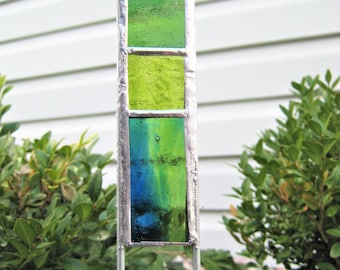 PLANT STAKE - Stained Glass - Northern Lights