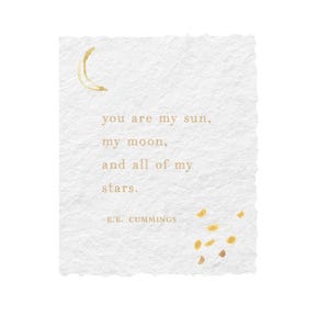 You Are My Sun, Moon + Stars | Mom Baby Greeting Card - Etsy