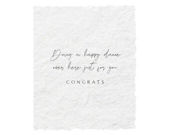 Happy Dance For You | Congratulations Greeting Card