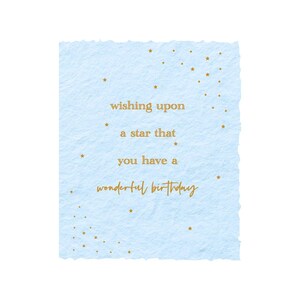 Wish upon a star Happy Birthday | Greeting Card