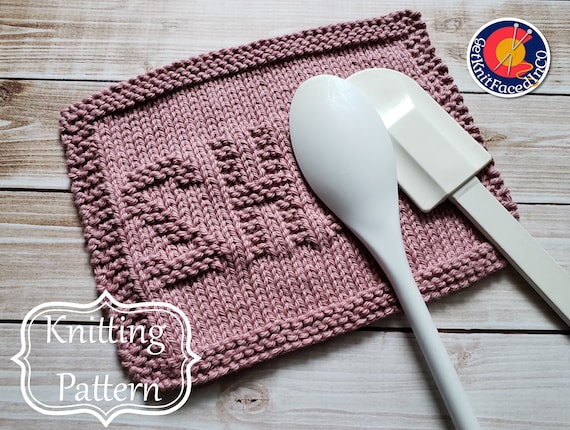 Learn to Knit - Simple Dishcloth - Knitting for Beginners 