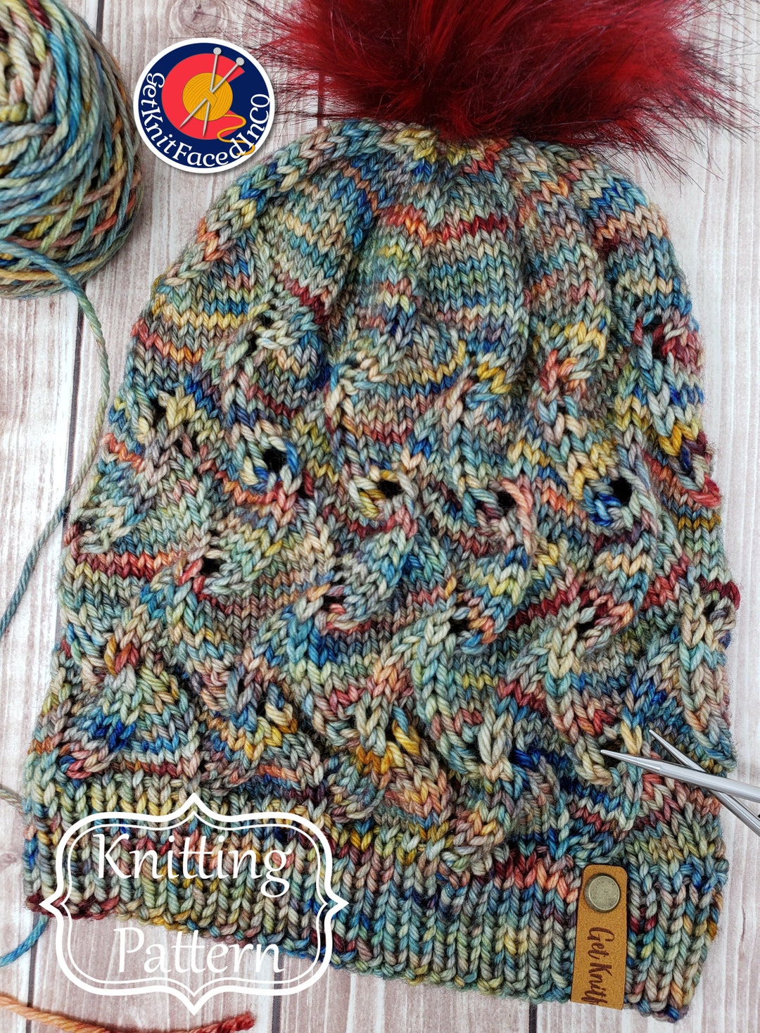 Hannah's Hat PDF Pattern - Simple Knit Hat - Easy Beginner Knitting ...