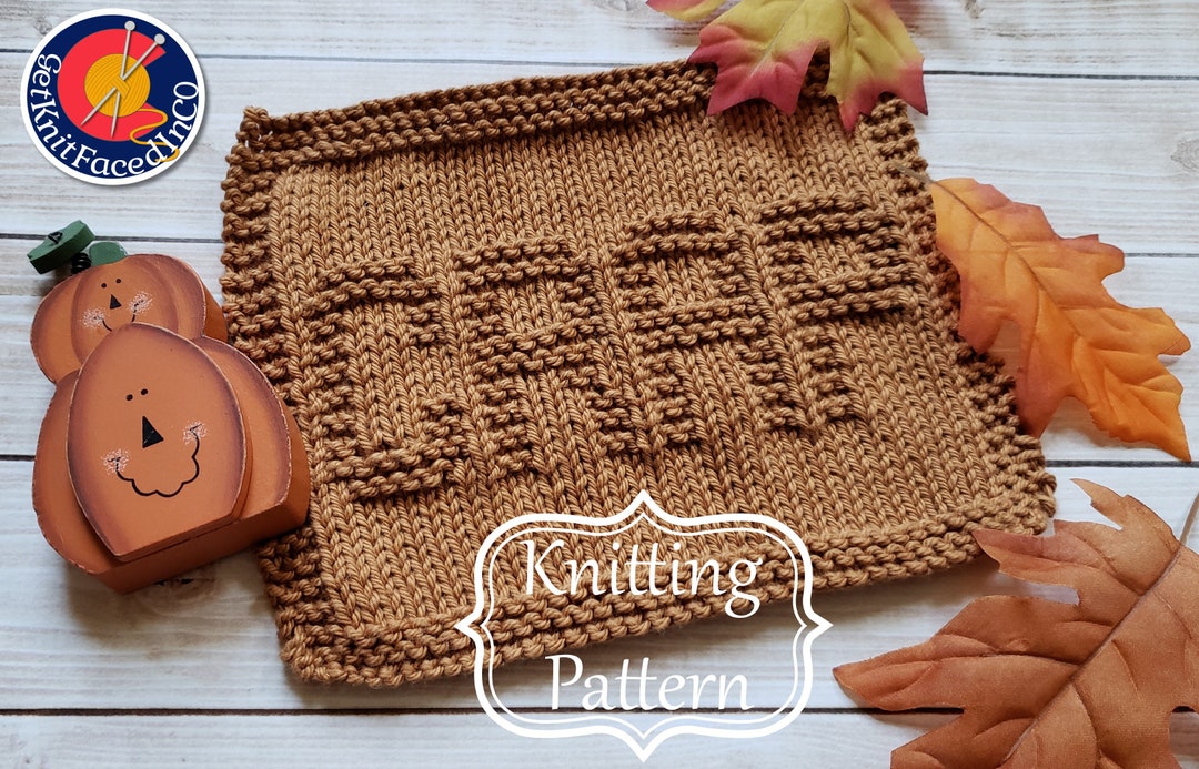 Crap Dishcloth PDF Pattern - Funny Easy Knitting Pattern - Simple ...