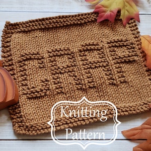 Crap Dishcloth PDF Pattern - Funny Easy Knitting Pattern - Simple Beginner Project - Instant Digital Download