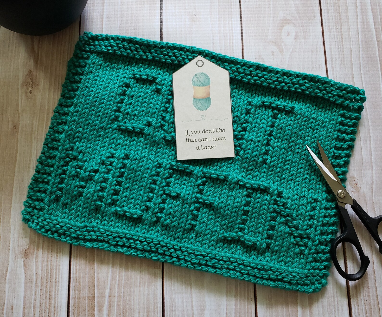 Ct Muffin Knit Dishcloth PDF Pattern Easy Beginner Etsy