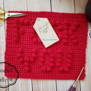 Projet de crochet facile pour débutant - Patron de torchon F*ck You - Téléchargement de contenu PDF pour adultes - Va te faire foutre