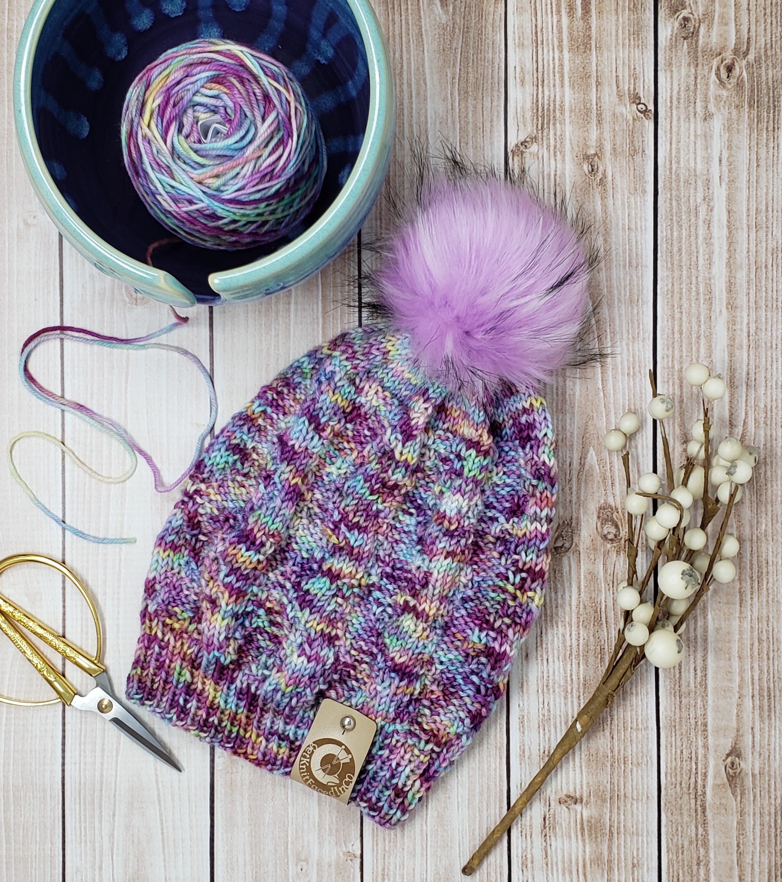 Zigalicious Hat PDF Pattern - Easy Beginner Knitting Projects - Simple