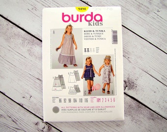 Burda Sewing Pattern 9494 Size US 3/EUR 98