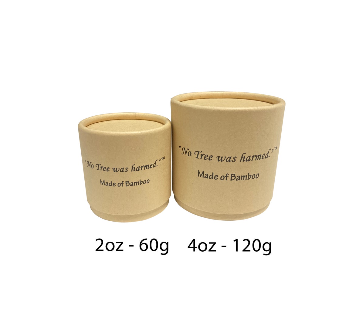 12 Pack 2 OZ Kraft Paperboard Jars 60g Bamboo Kraft Etsy