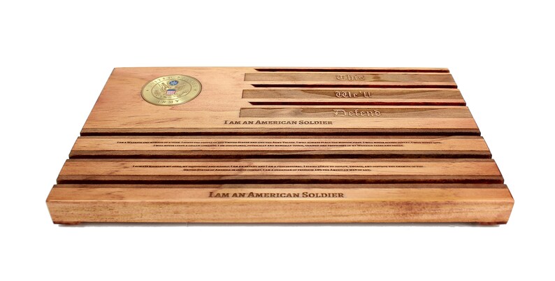 U S Army Coin Rack Army American Solider Military Challenge Etsy