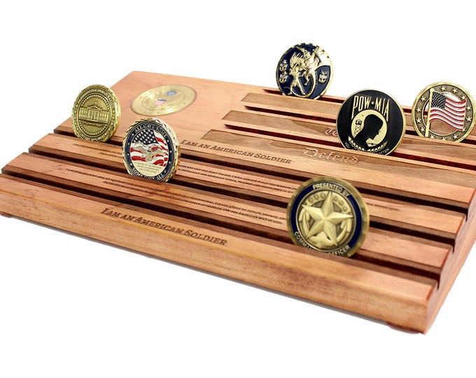 Military Coin Holder Coin Holder Challenge Coin Display Etsy